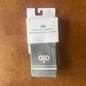 Alo yoga Unisex Half-Crew Throwback Sock